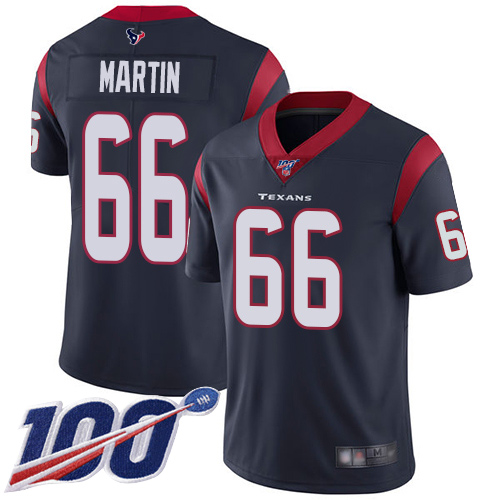 Houston Texans Limited Navy Blue Men Nick Martin Home Jersey NFL Football #66 100th Season Vapor Untouchable